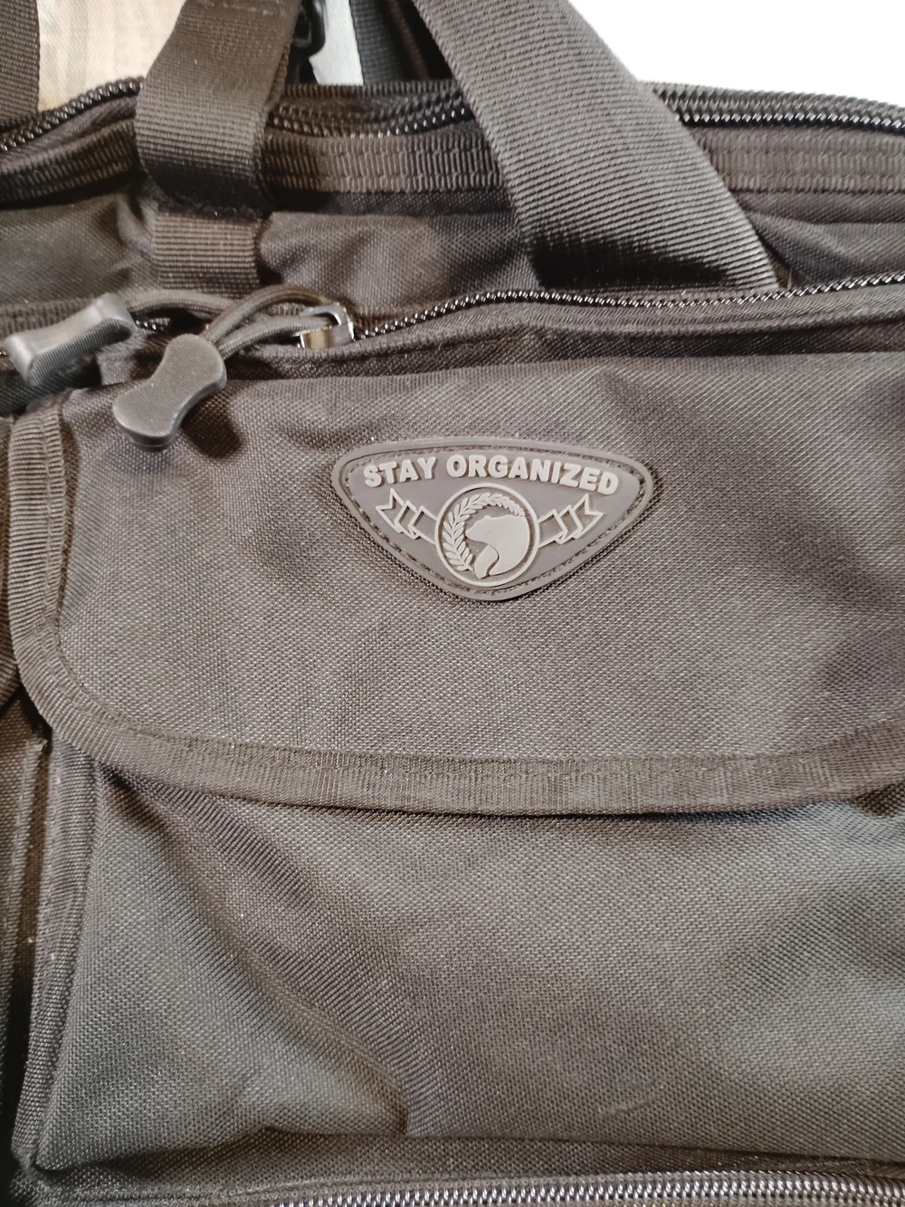 Stay Organized Durable Black Tactical Messenger/Laptop /Briefcase Bag